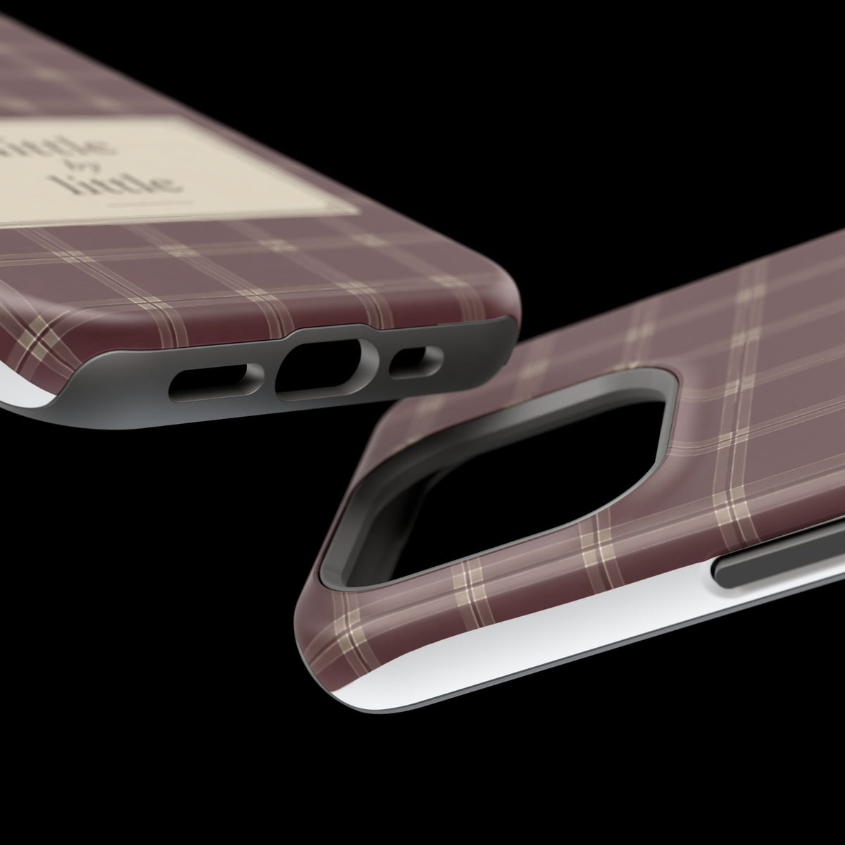 "Little by Little Plaid" - Phone Case
