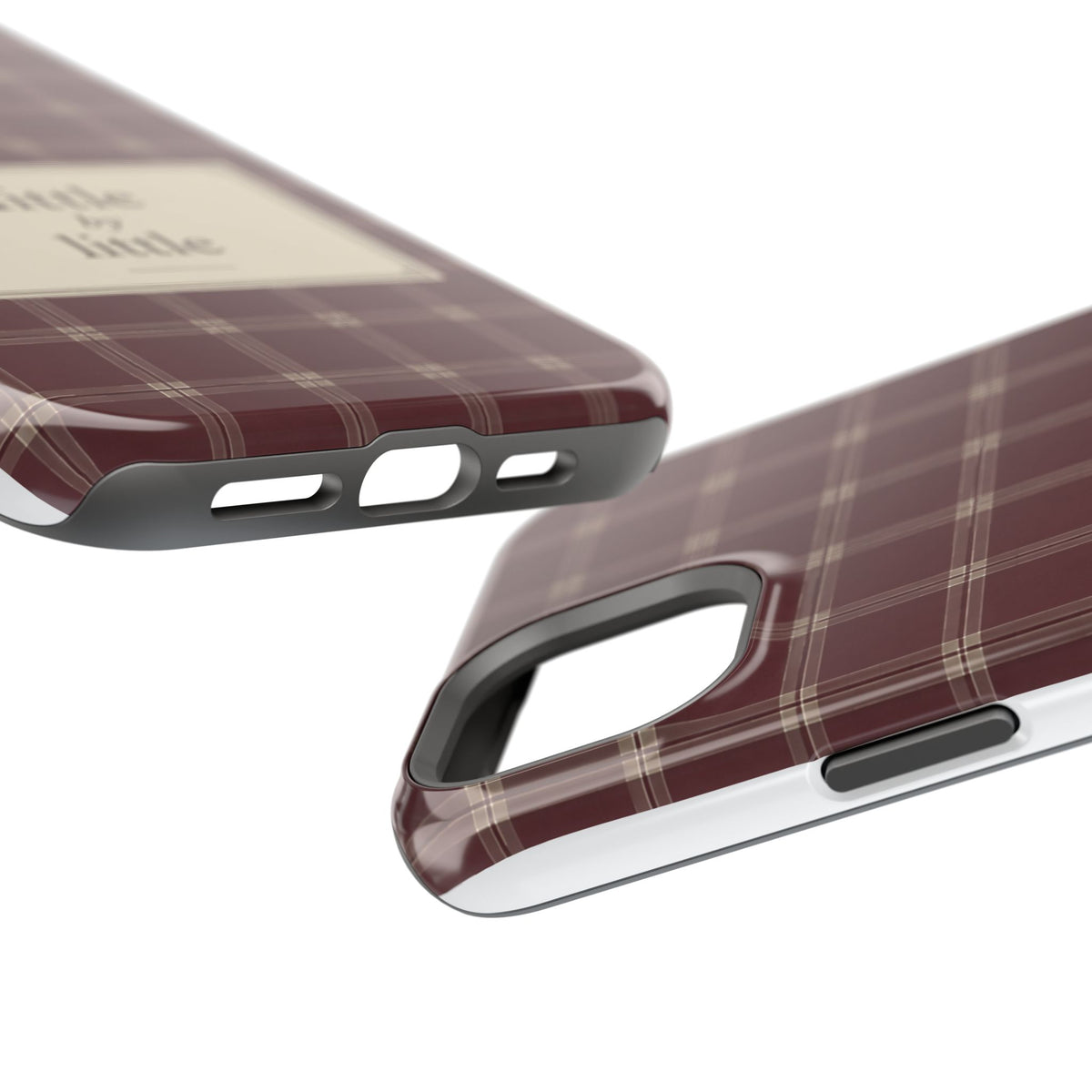 "Little by Little Plaid" - Phone Case