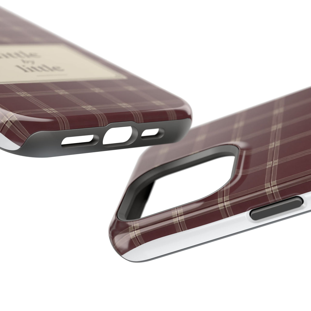 "Little by Little Plaid" - Phone Case