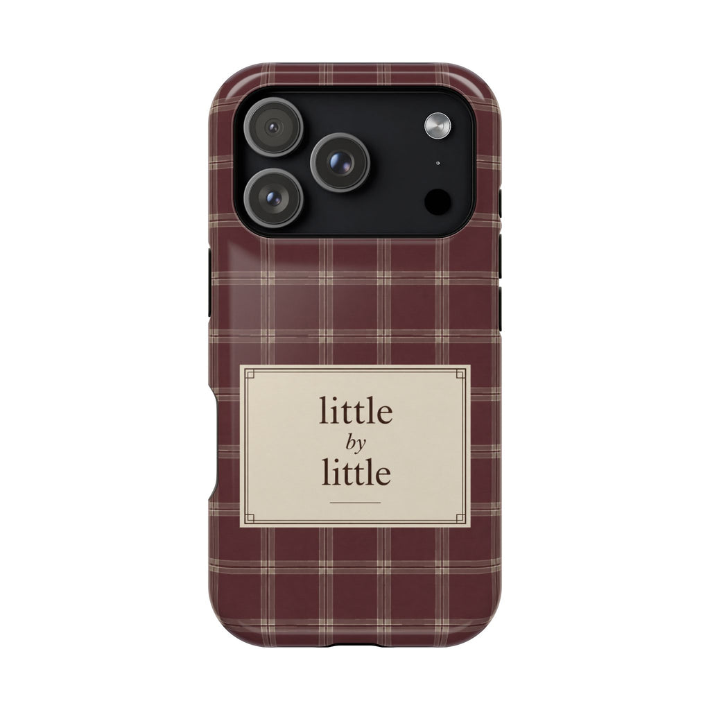 "Little by Little Plaid" - Phone Case