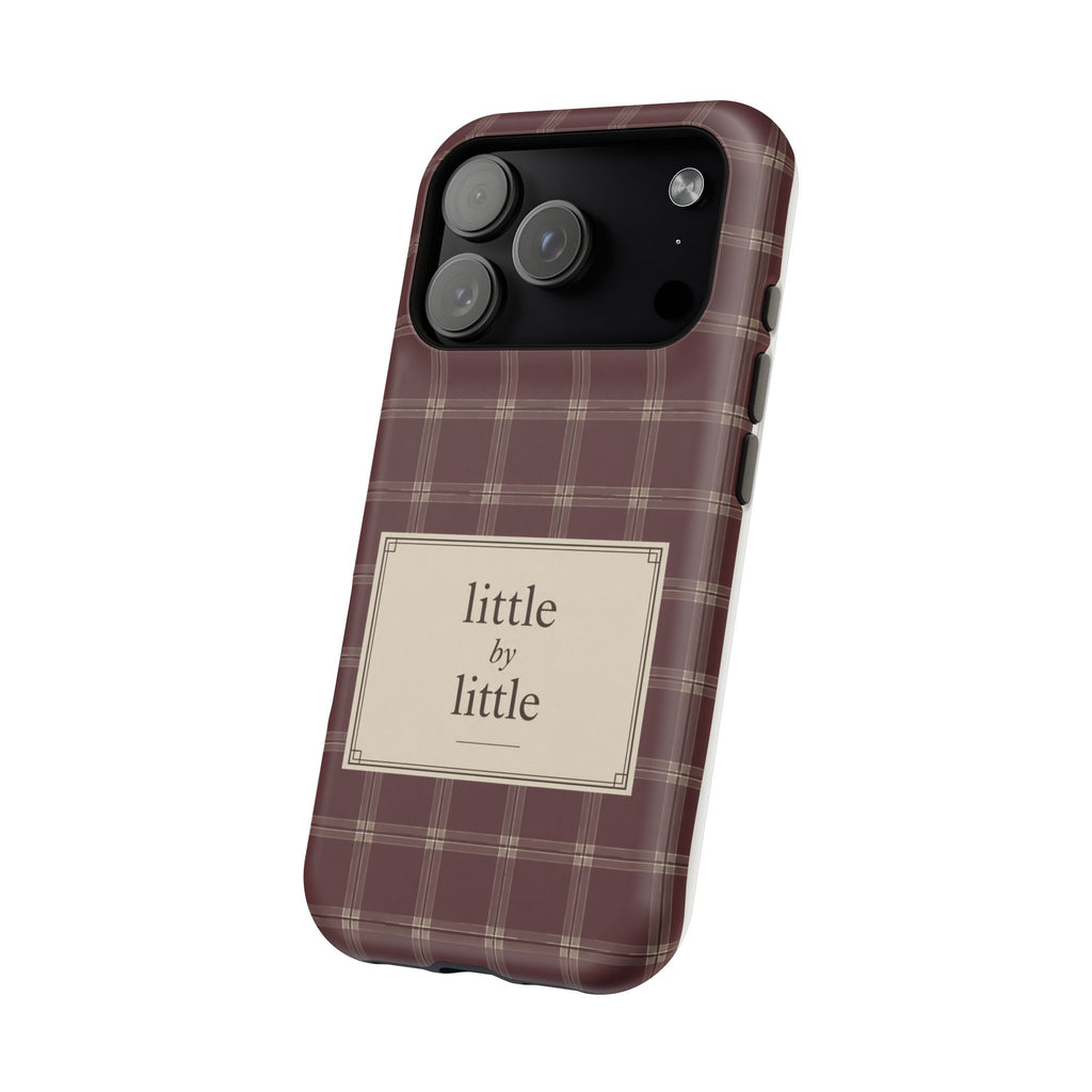 "Little by Little Plaid" - Phone Case