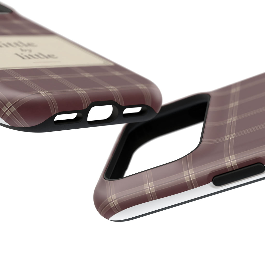 "Little by Little Plaid" - Phone Case