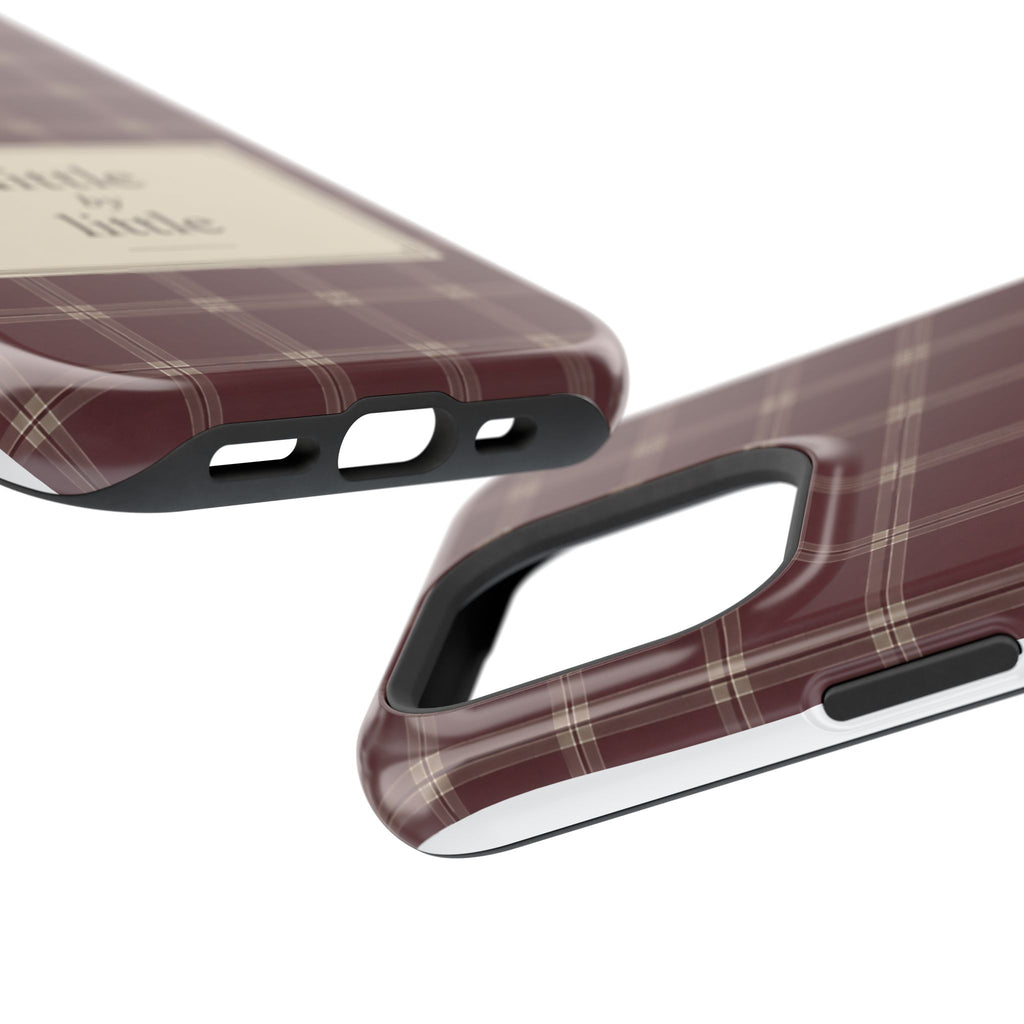 "Little by Little Plaid" - Phone Case