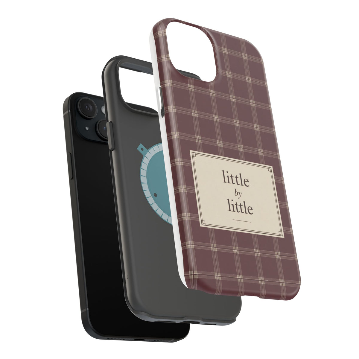 "Little by Little Plaid" - Phone Case