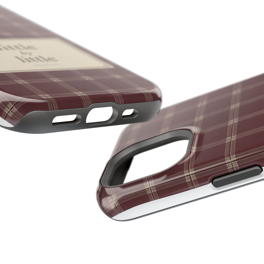 "Little by Little Plaid" - Phone Case