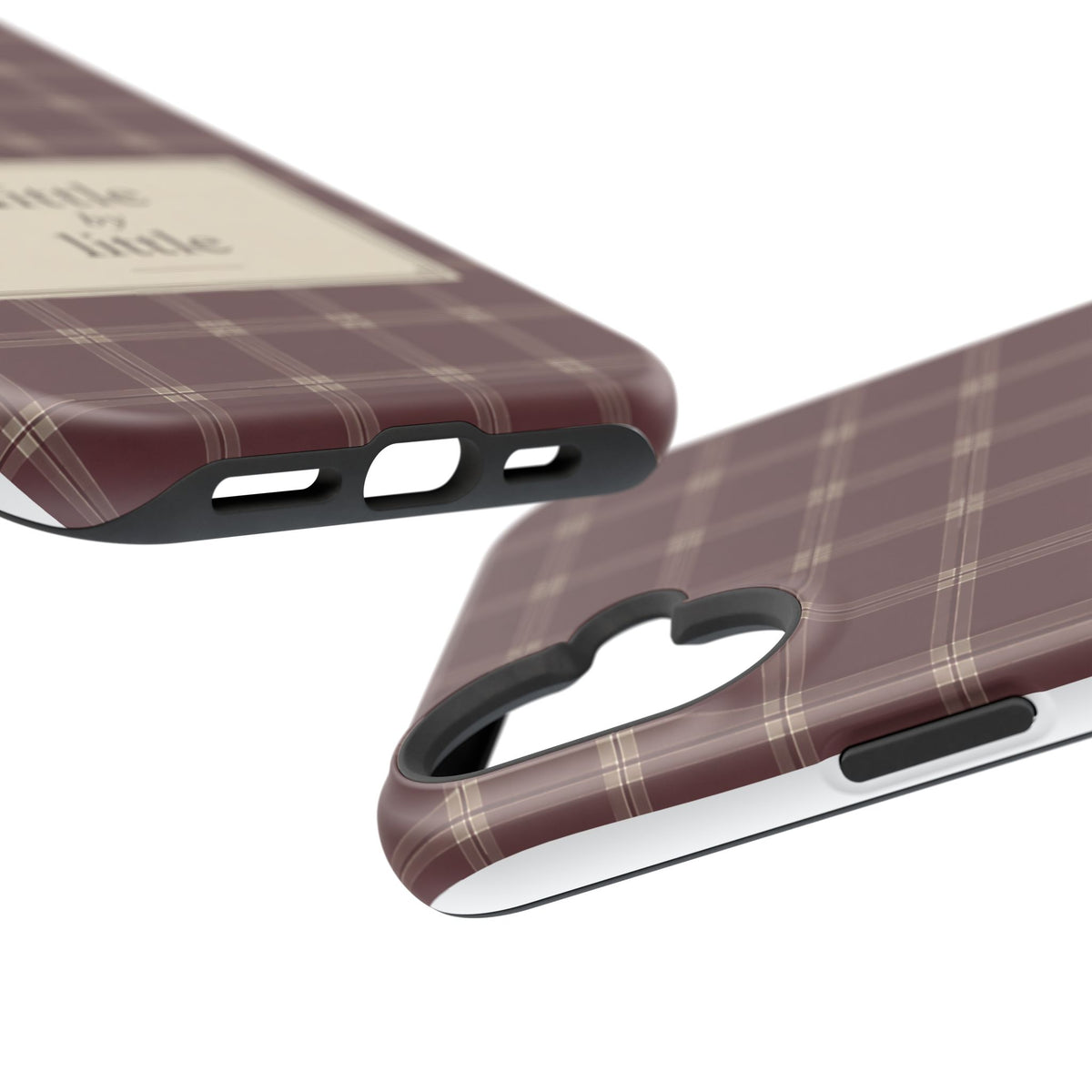 "Little by Little Plaid" - Phone Case