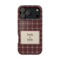 "Little by Little Plaid" - Phone Case