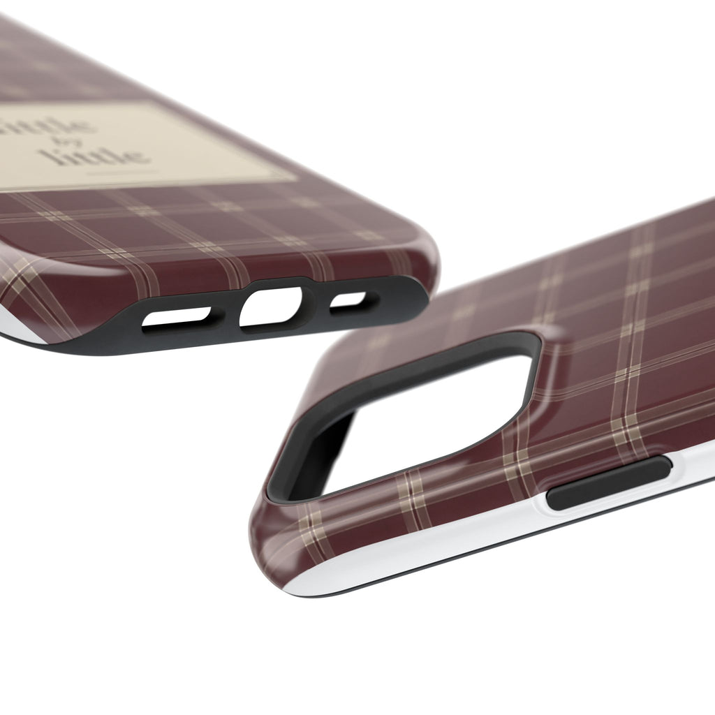 "Little by Little Plaid" - Phone Case