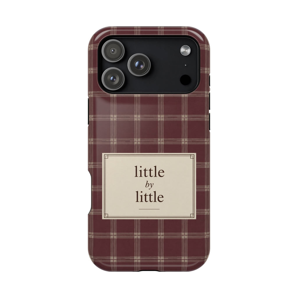 "Little by Little Plaid" - Phone Case