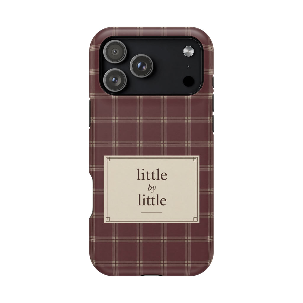 "Little by Little Plaid" - Phone Case