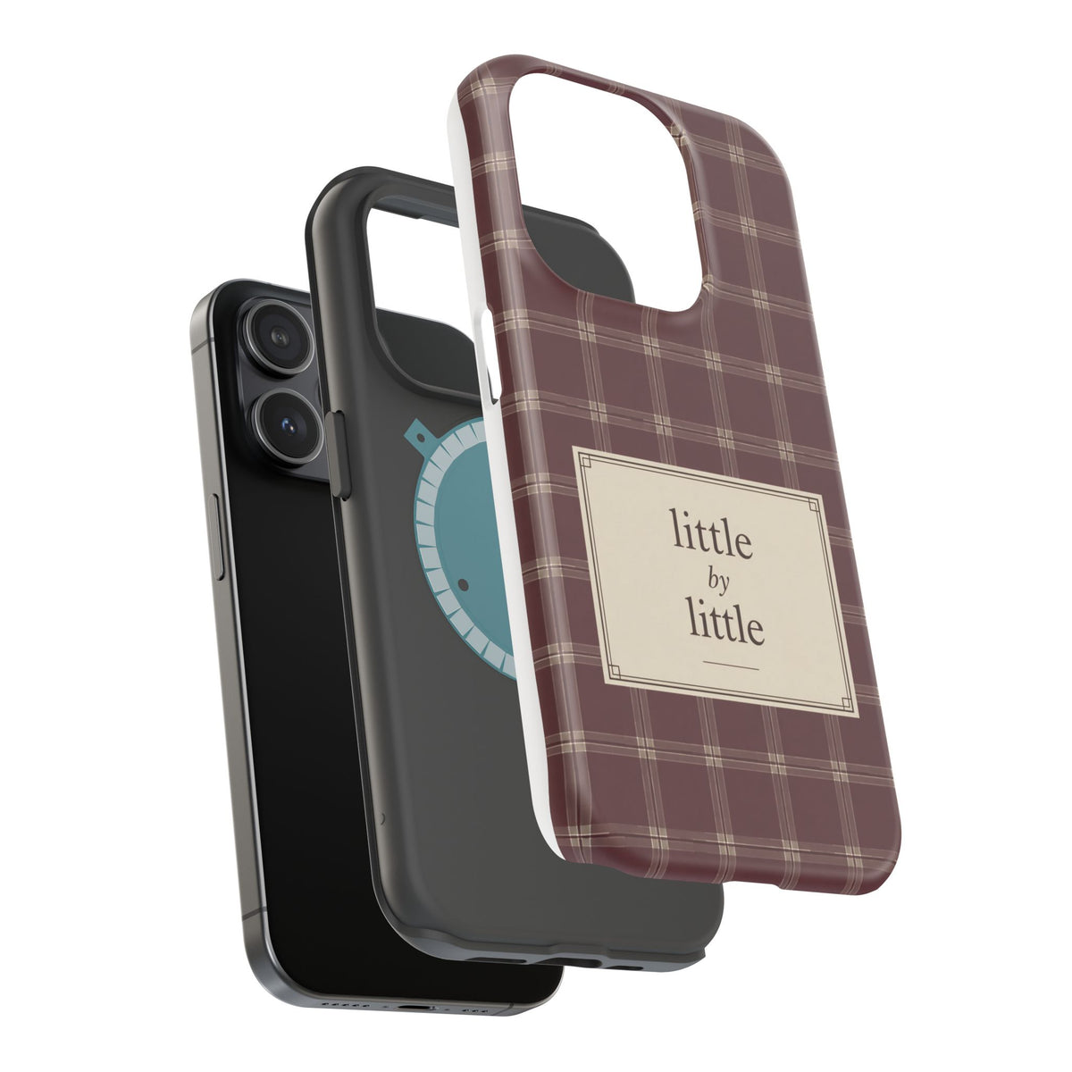 "Little by Little Plaid" - Phone Case