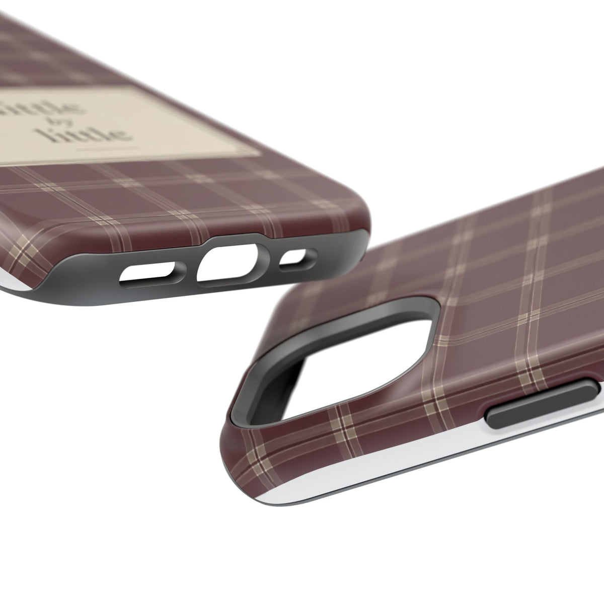 "Little by Little Plaid" - Phone Case
