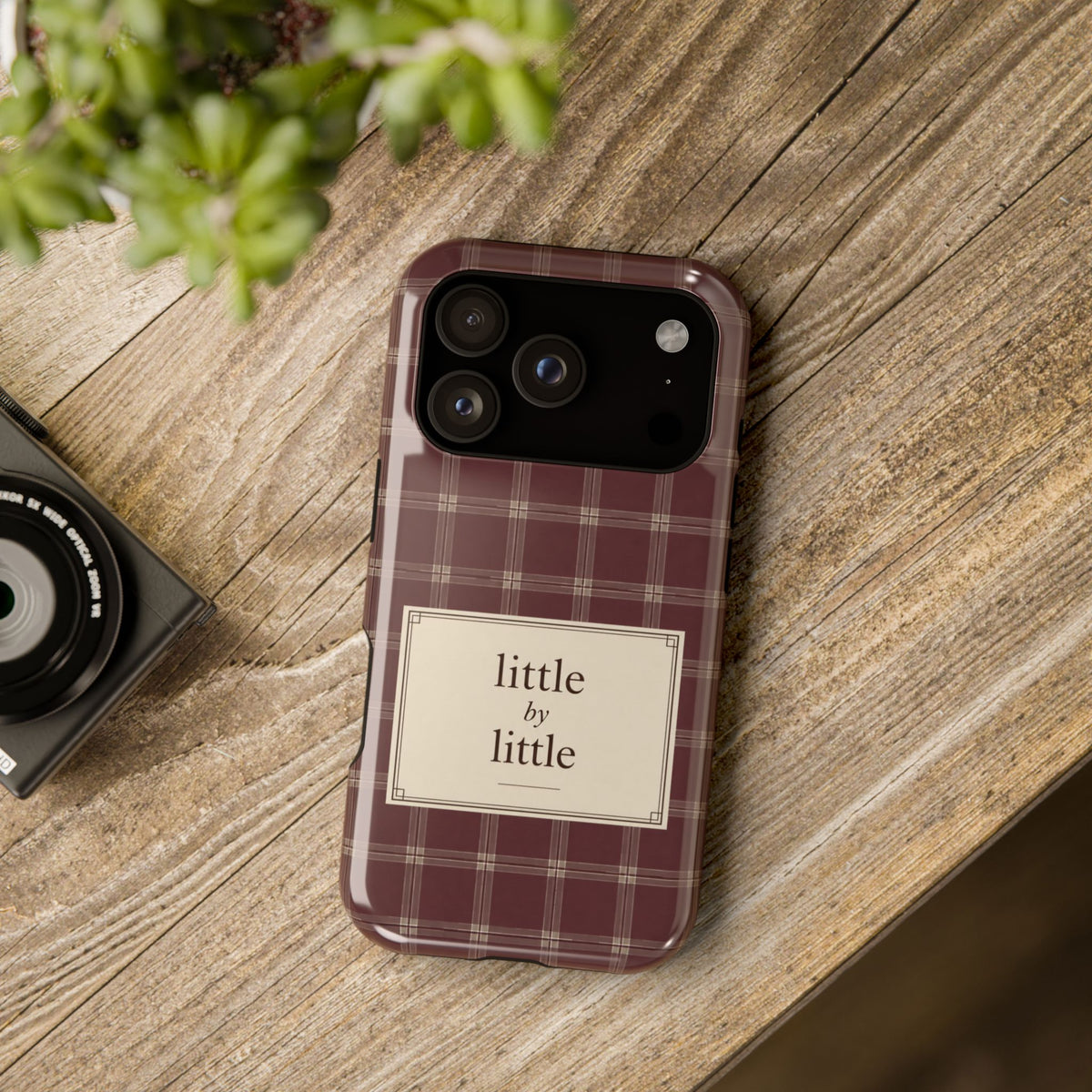 Little by Little Plaid Phone Case