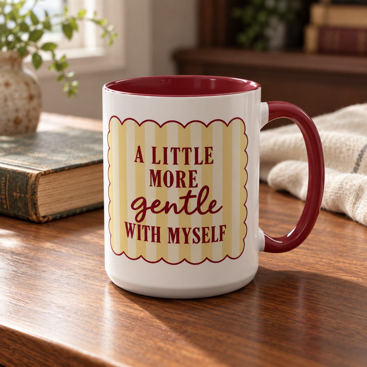 "A Little More Gentle With Myself" Mug