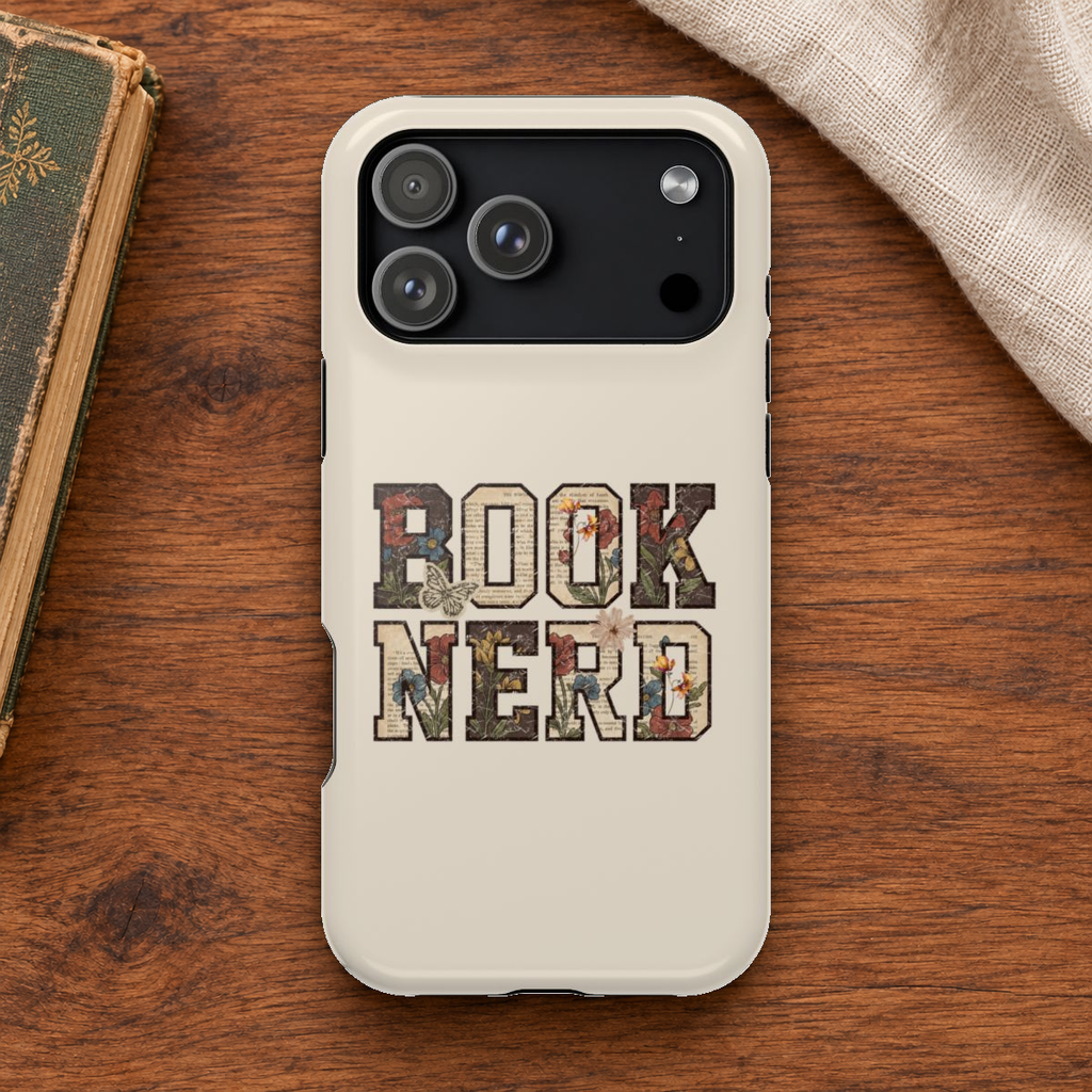 "Book Nerd" - Phone Case
