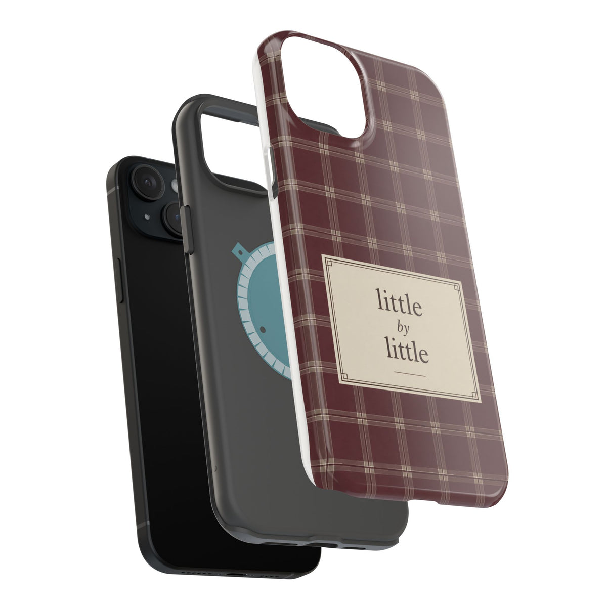 "Little by Little Plaid" - Phone Case