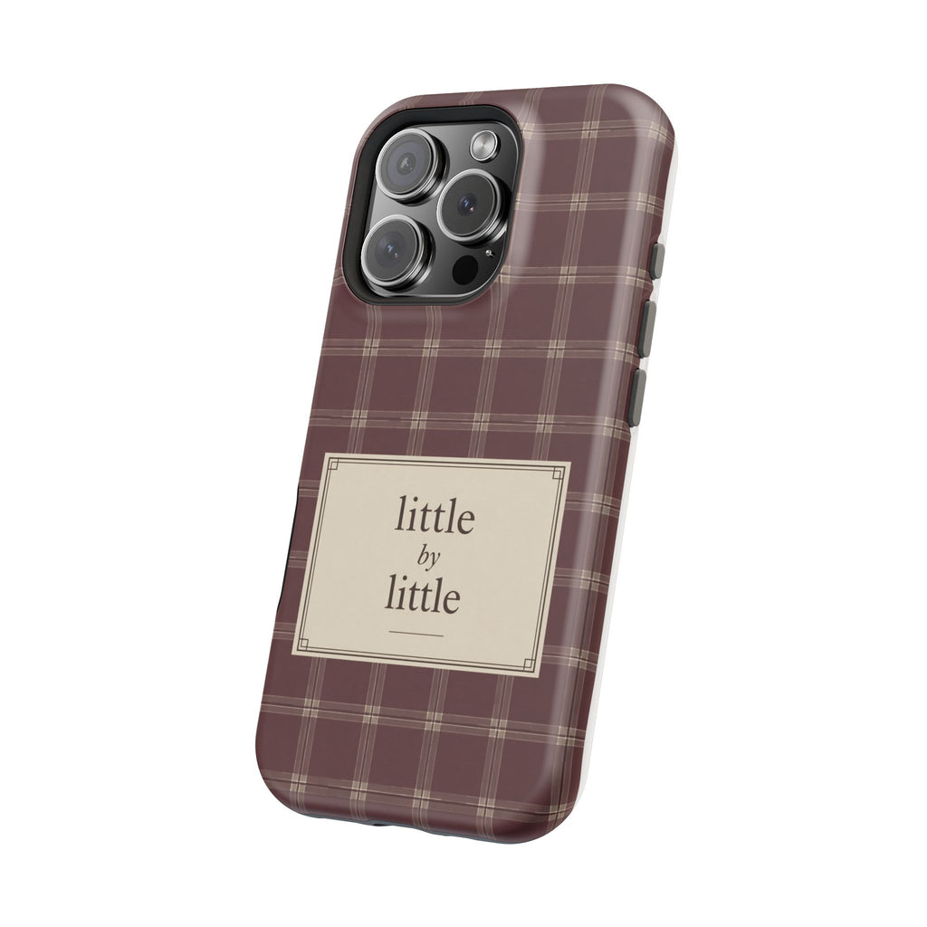 "Little by Little Plaid" - Phone Case
