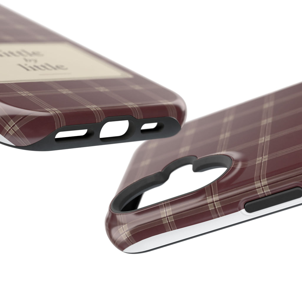 "Little by Little Plaid" - Phone Case