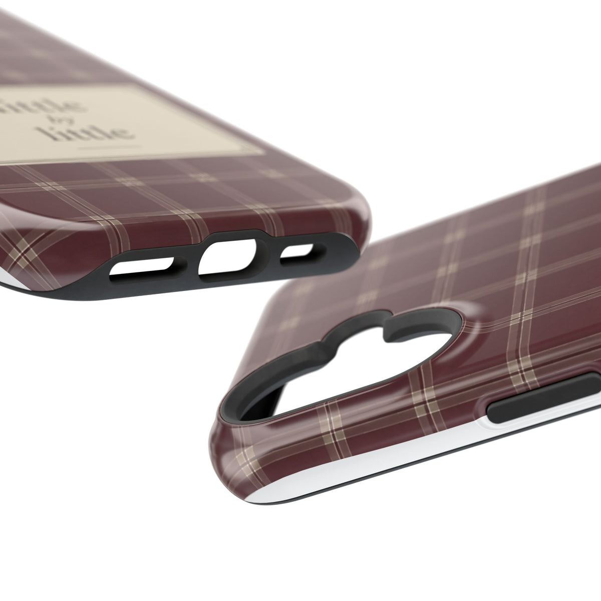 "Little by Little Plaid" - Phone Case