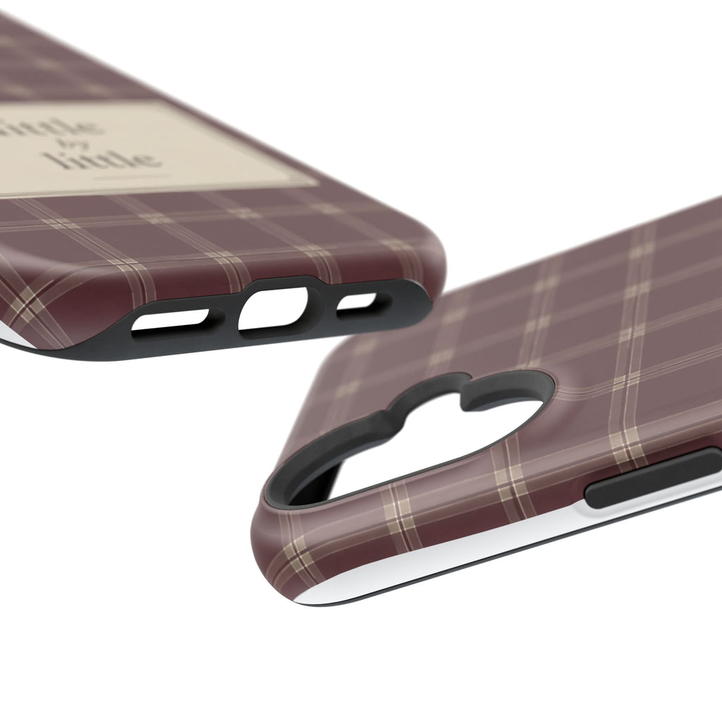"Little by Little Plaid" - Phone Case
