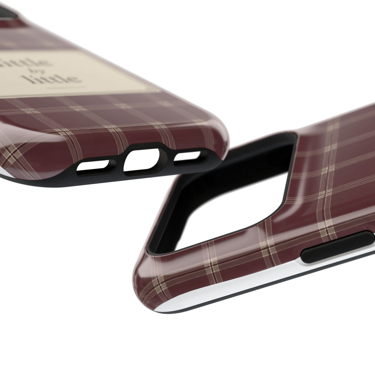 "Little by Little Plaid" - Phone Case