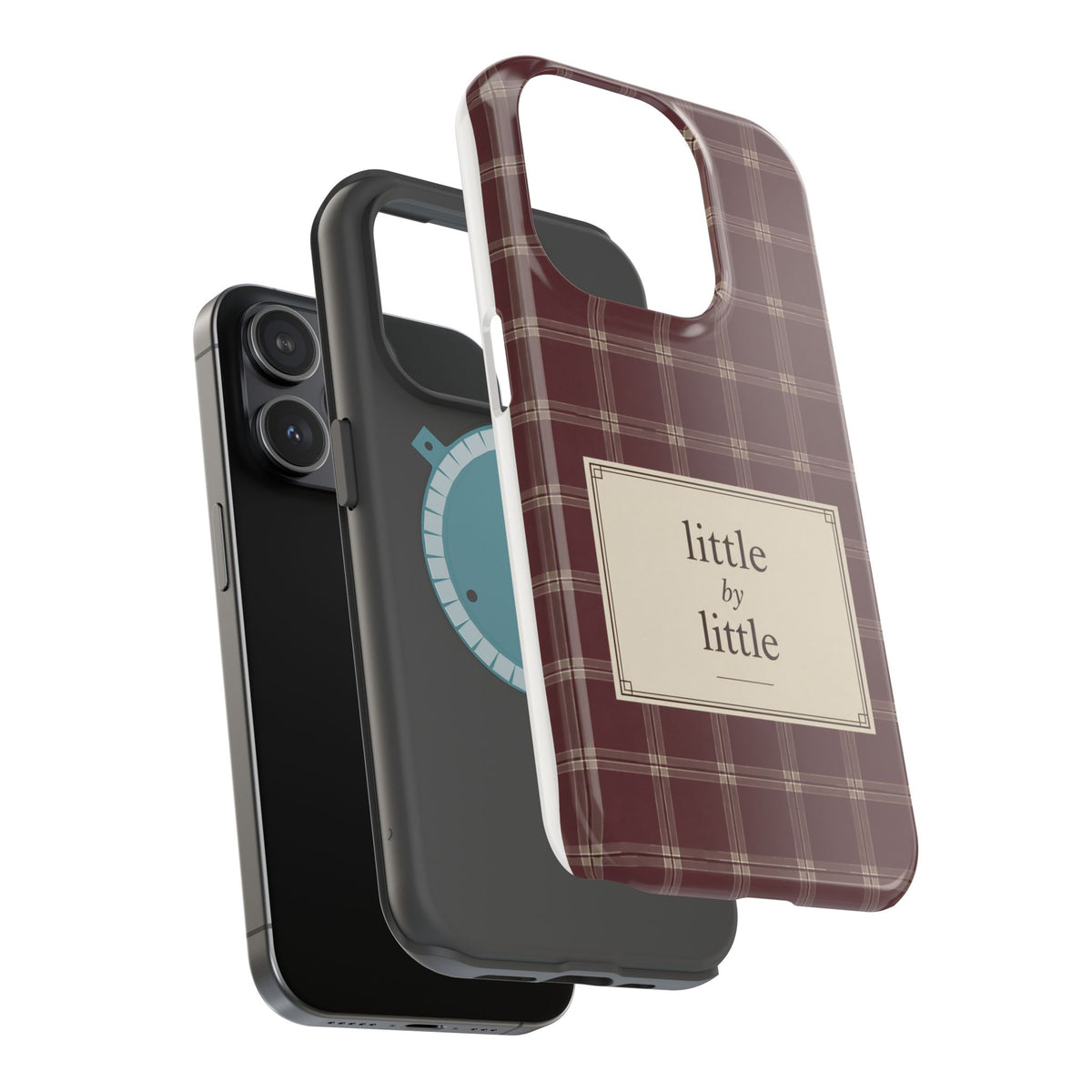 "Little by Little Plaid" - Phone Case
