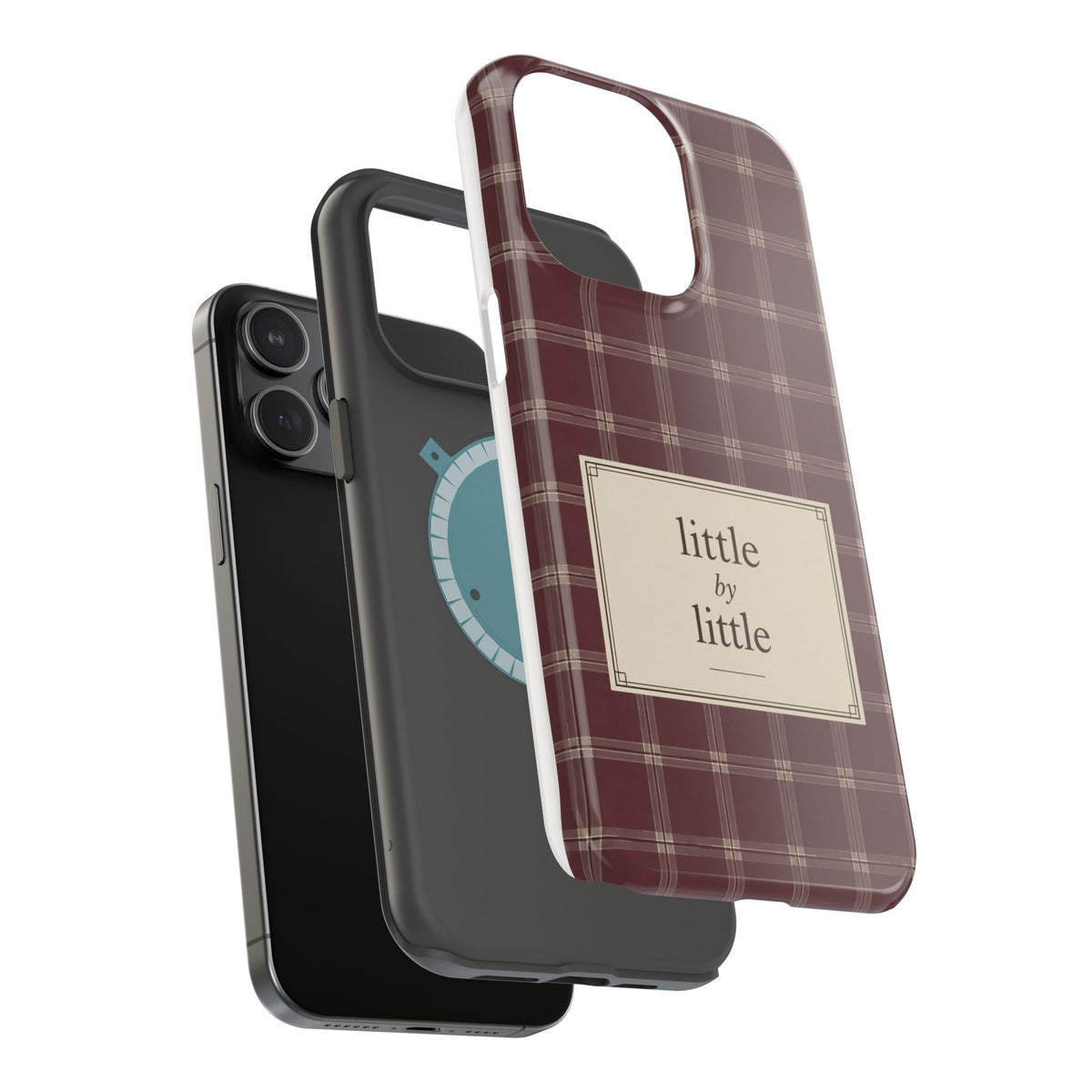 "Little by Little Plaid" - Phone Case
