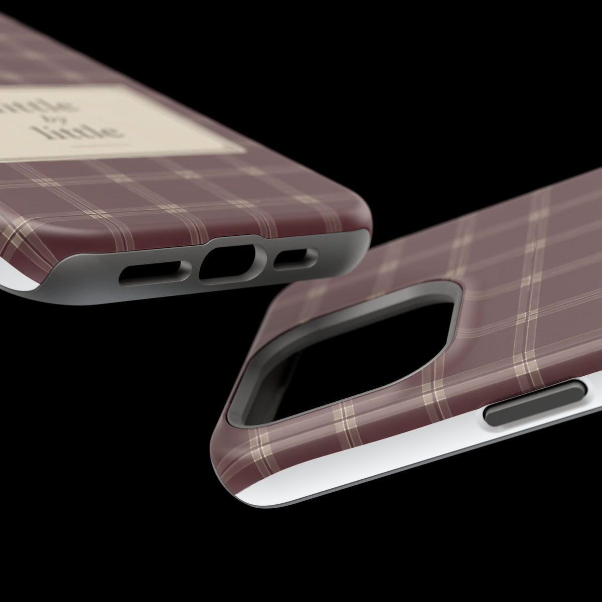 "Little by Little Plaid" - Phone Case