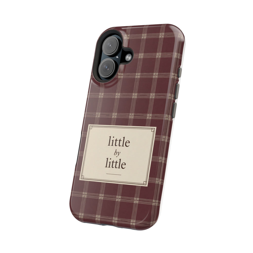 "Little by Little Plaid" - Phone Case