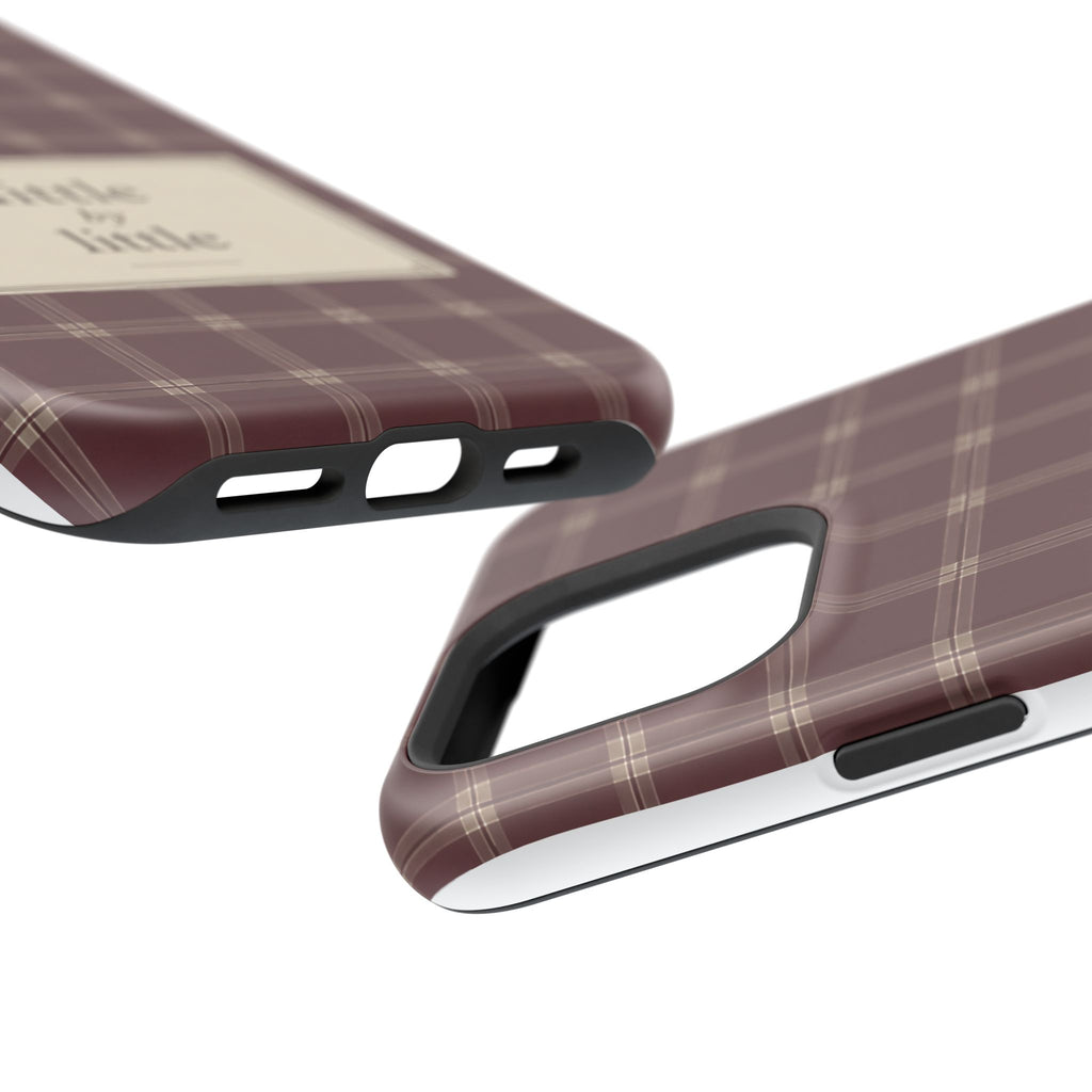 "Little by Little Plaid" - Phone Case