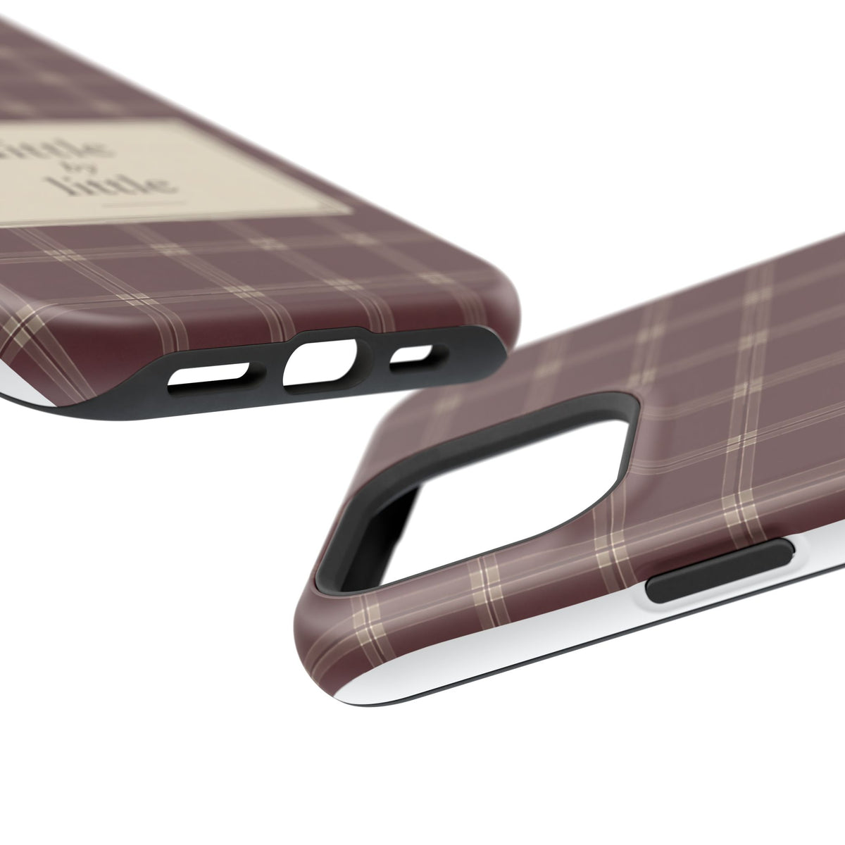 "Little by Little Plaid" - Phone Case