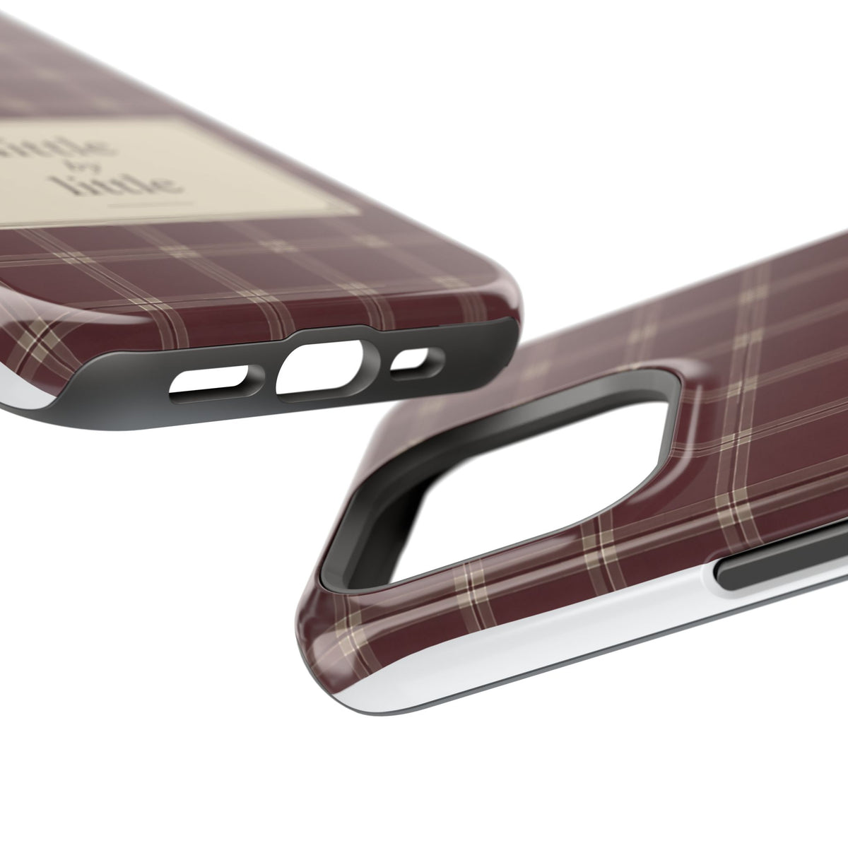 "Little by Little Plaid" - Phone Case