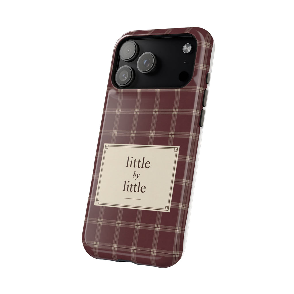 "Little by Little Plaid" - Phone Case