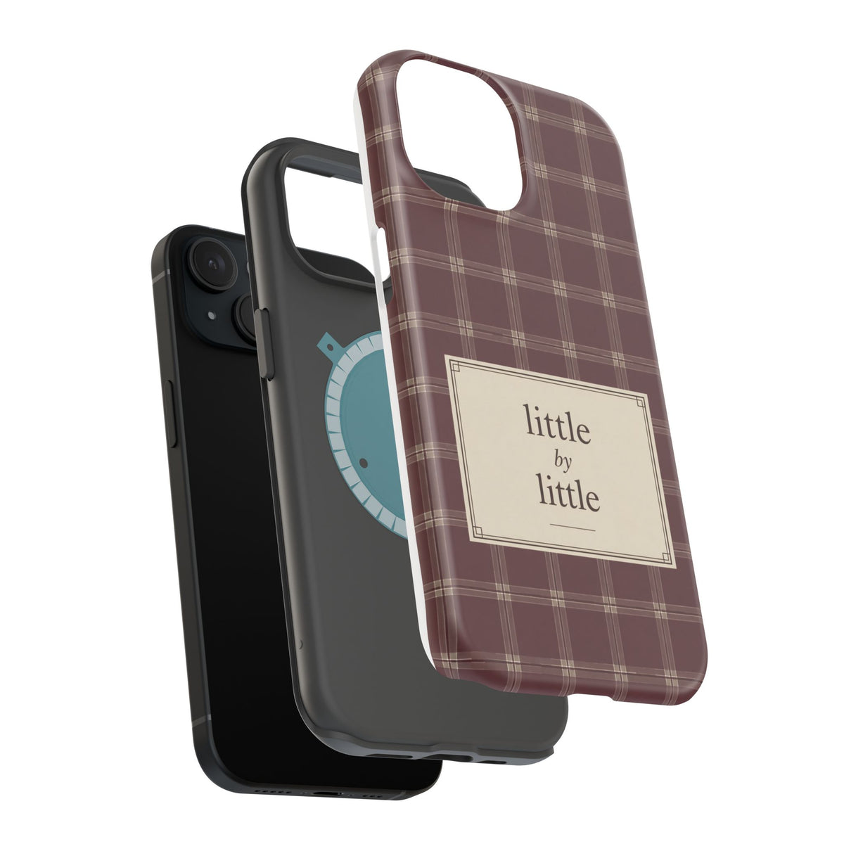 "Little by Little Plaid" - Phone Case