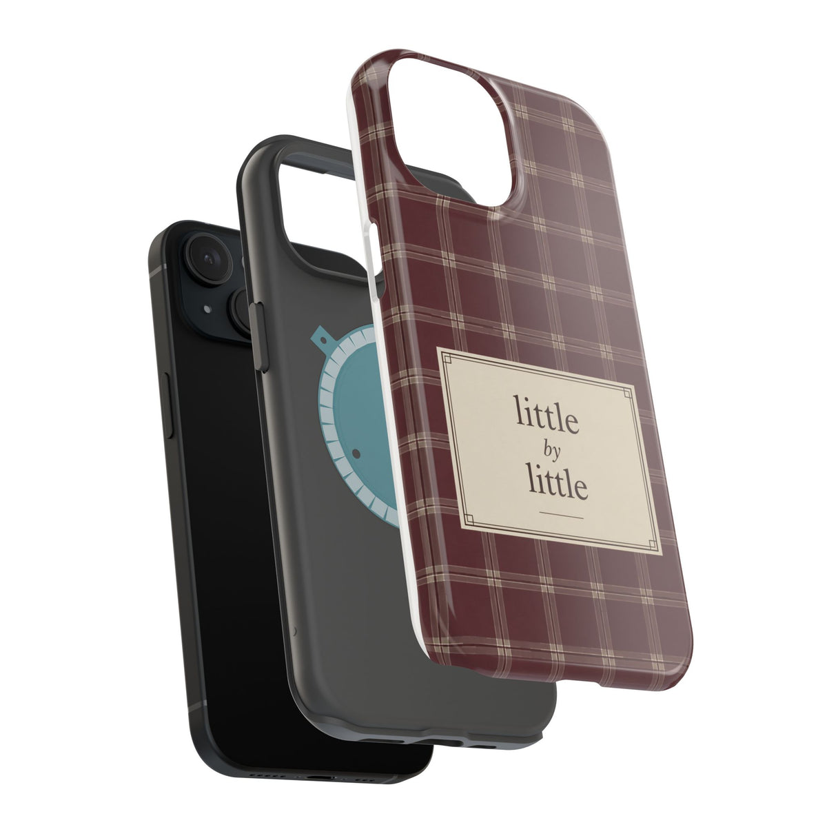 "Little by Little Plaid" - Phone Case