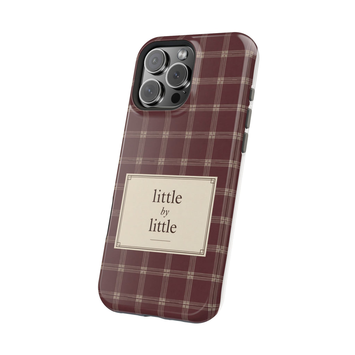 "Little by Little Plaid" - Phone Case