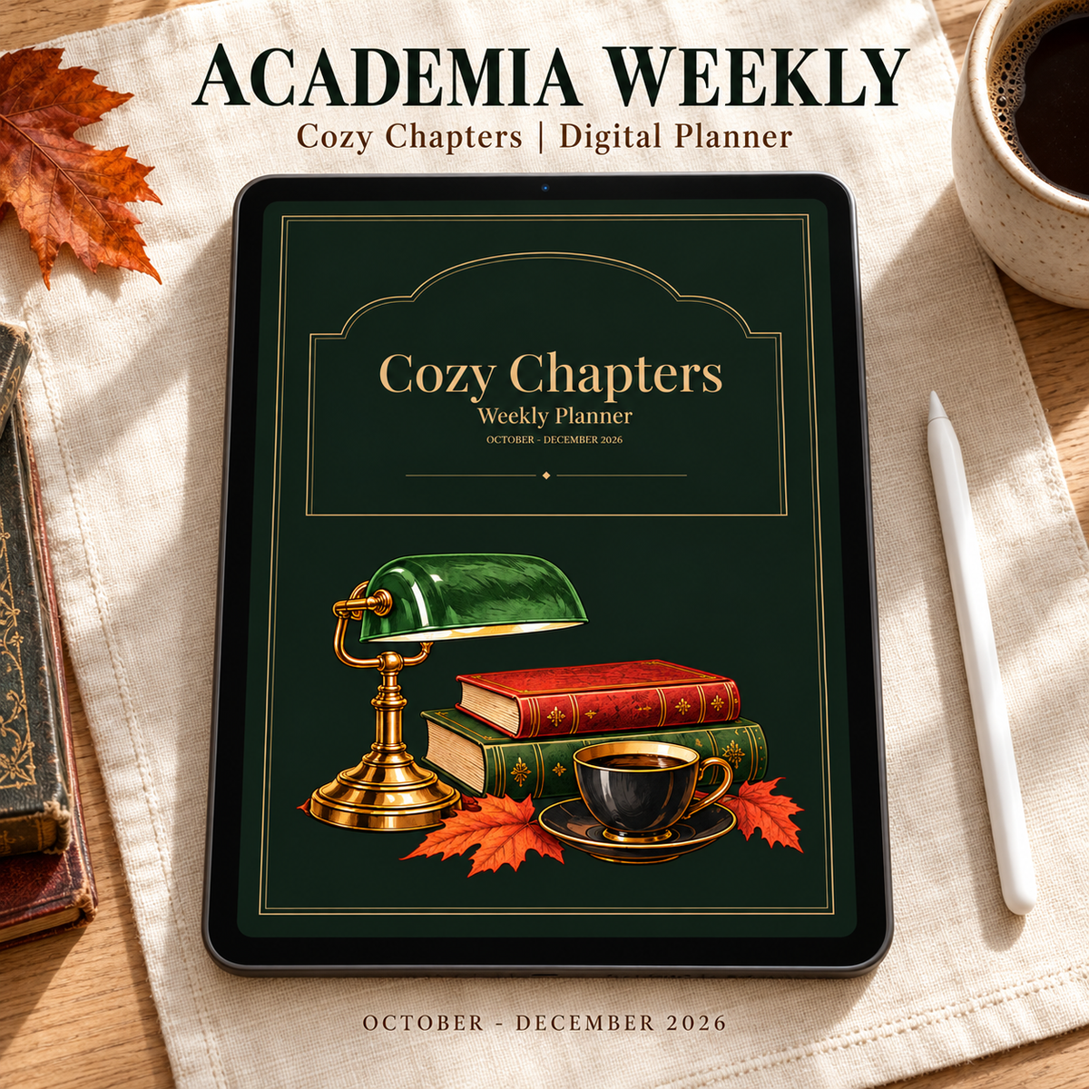 Fall Weekly - Academia Theme