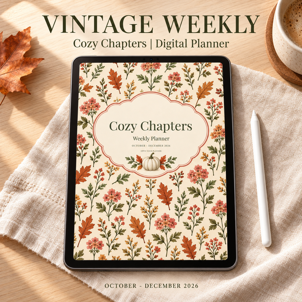 Fall Weekly Planner — Vintage